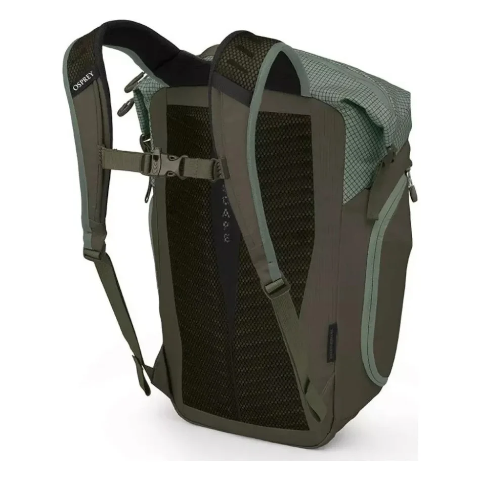 Рюкзак туристичний Osprey Transporter Zinch pine leaf/earl grey - O/S - темно-зелений (009.3923) — фото 2