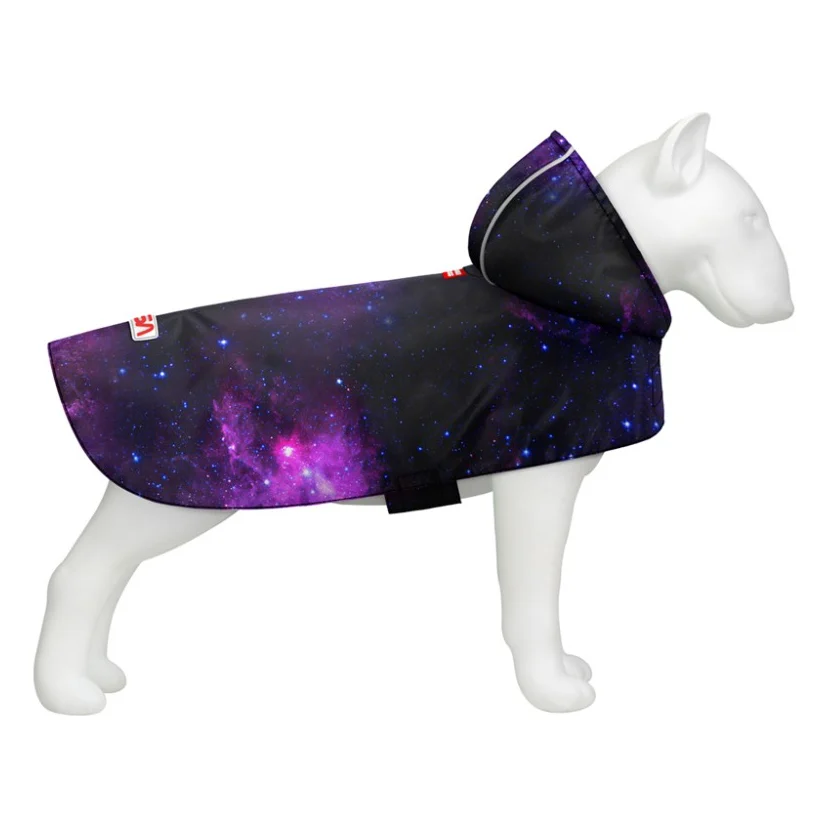Дощовик для тварин WAUDOG Clothes з капюшоном "NASA21" XXS (354-0148)