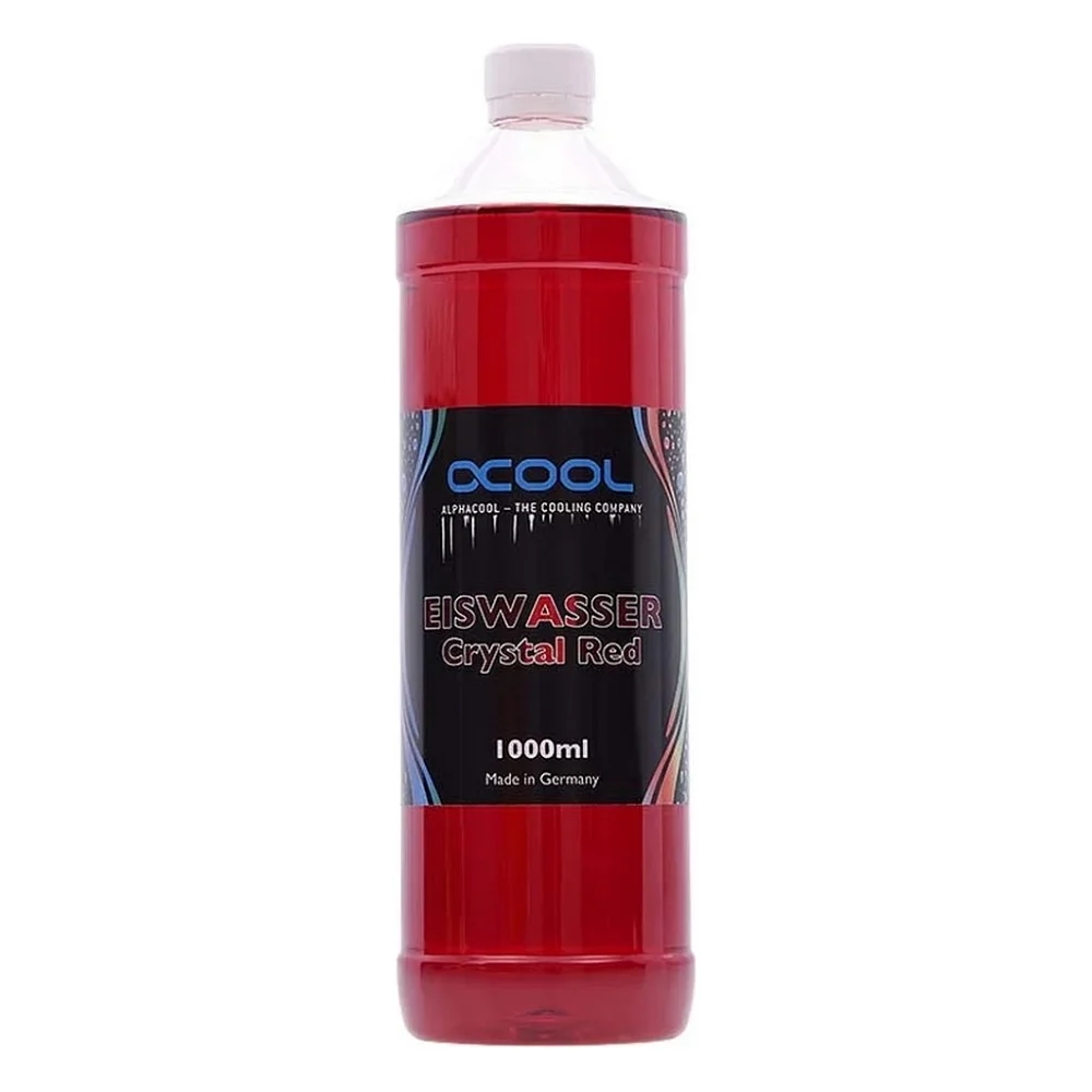 Охолоджуюча рідина Alphacool Eiswasser Crystal Red premixed coolant 1000ml (18549)