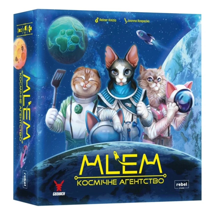 Настільна гра Geekach Games MLEM. Космічне агентство (MLEM: Space Agency) (укр.) (GKCH214ml)