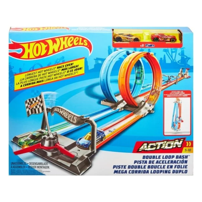 Автотрек Hot Wheels Портативний "Подвійна петля" (GFH85) — фото 7