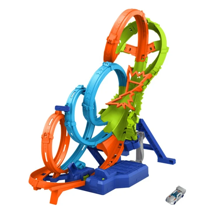 Автотрек Hot Wheels Шалені віражі та петлі (HXR70)