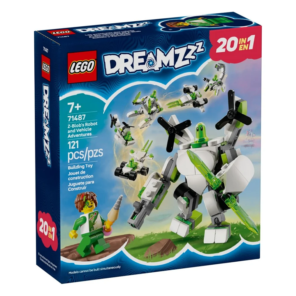 Конструктор LEGO DREAMZzz Робот Z-Blob та гоночні пригоди (71487)