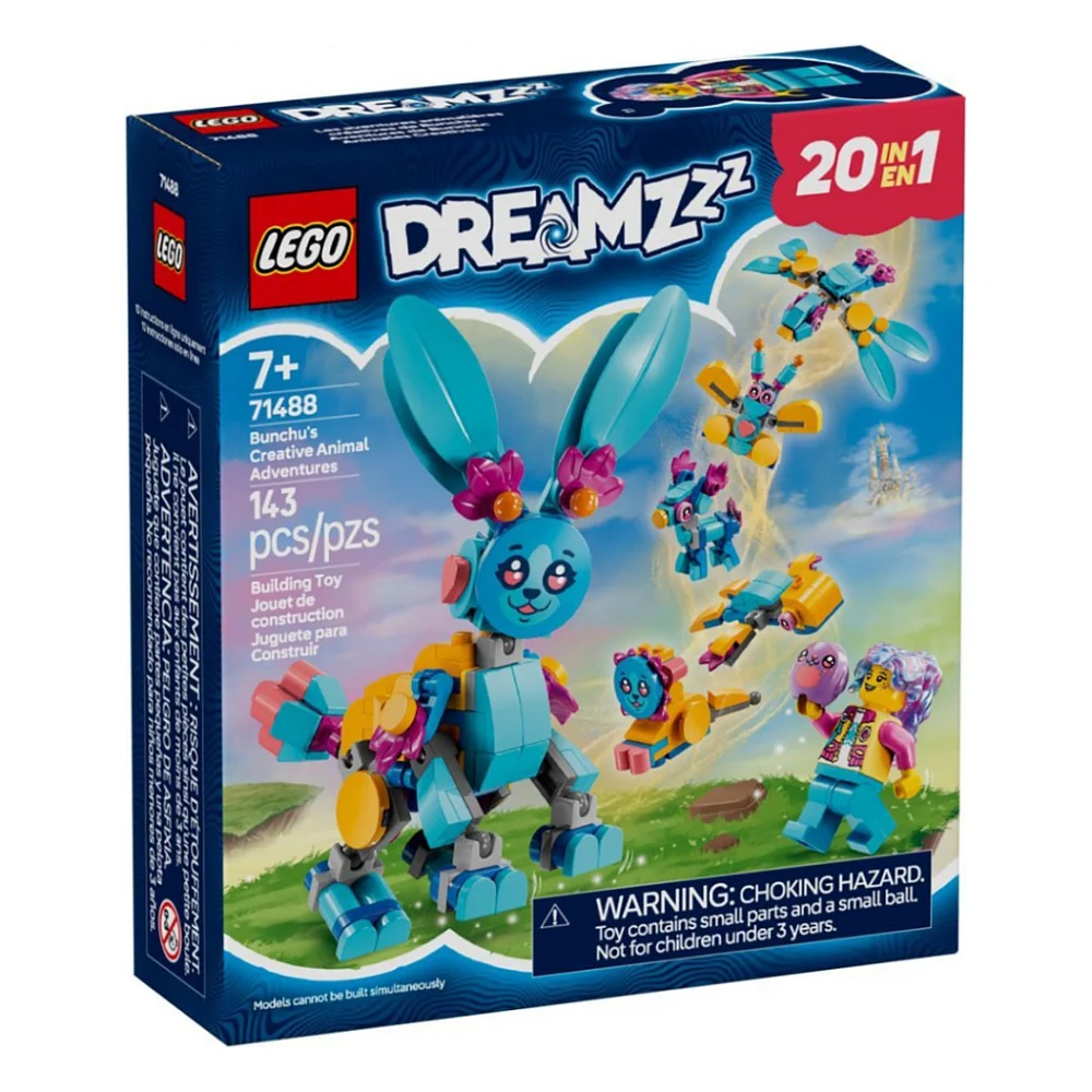 Конструктор LEGO DREAMZzz Творчі тваринні пригоди Бунчу (71488)