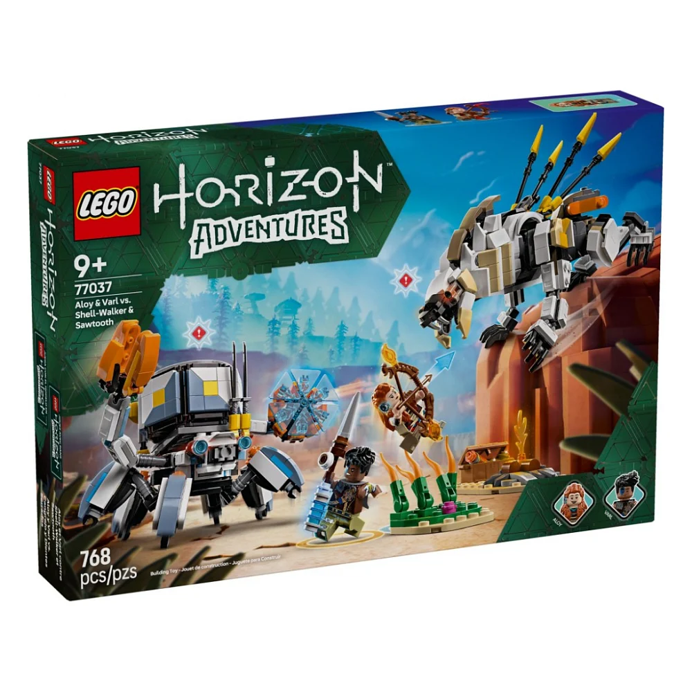 Конструктор LEGO Horizon Aloy і Varl проти Shell-Walker і Sawtooth (77037)