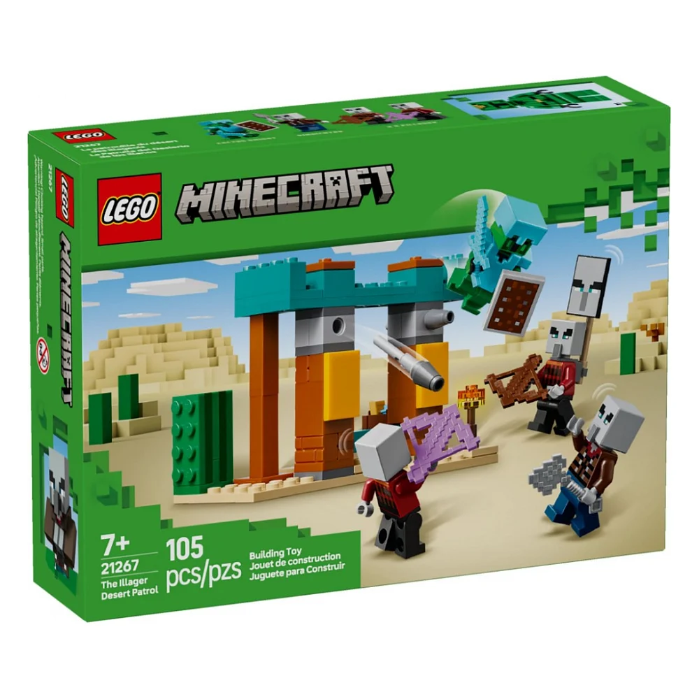 Конструктор LEGO Minecraft Пустельний патруль розбійника (21267)