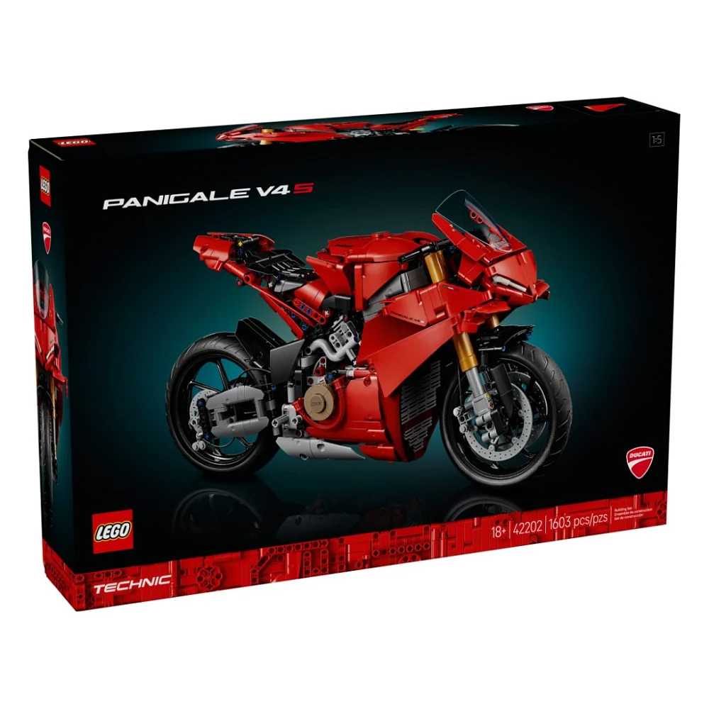 Конструктор LEGO Technic Мотоцикл Ducati Panigale V4 S (42202)