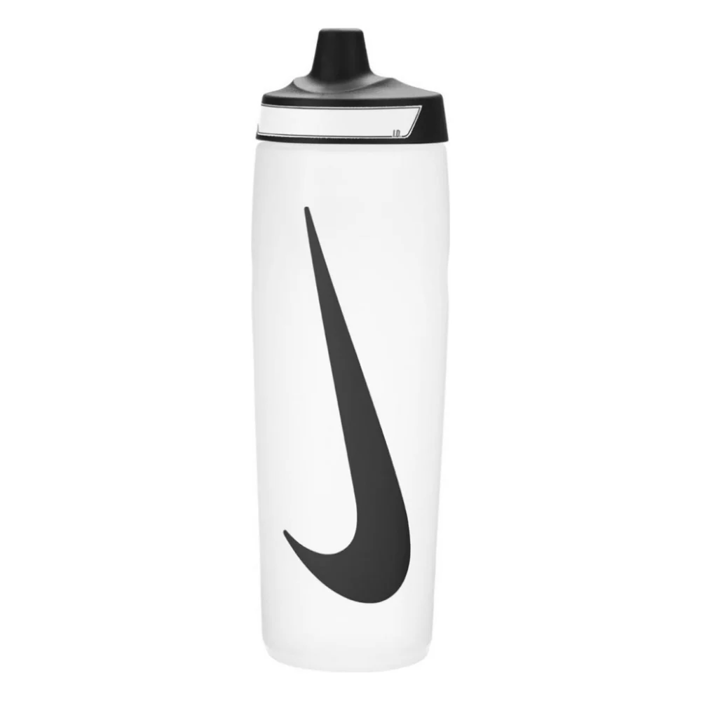 Пляшка для води Nike Refuel Bottle 24 OZ білий, чорний 709 мл N.100.7666.125.24 (887791745200)