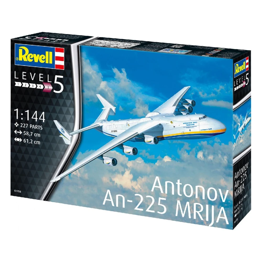 Збірна модель Revell Вантажний літак Ан-225 Мрія. Масштаб 1:144 (RVL-04958)