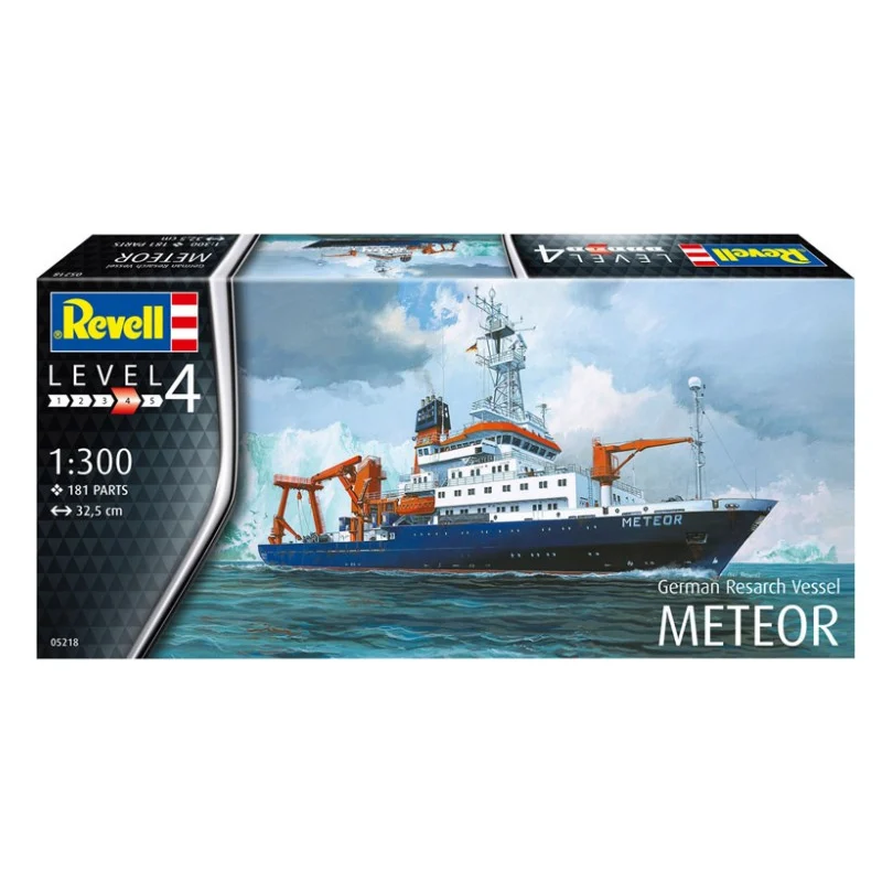 Збірна модель Revell Німецький дослідницкий корабель Метеор рівень 4 масштаб 1:300 (RVL-05218) — фото 12