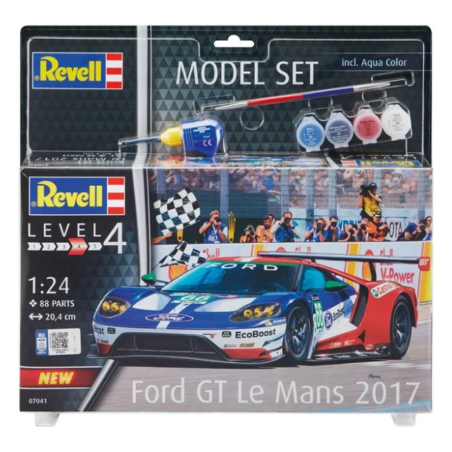 Збірна модель Revell Набір автомобіль Ford GT - Le Mans рівень 4 масштаб 1:24 (RVL-67041) — фото 5