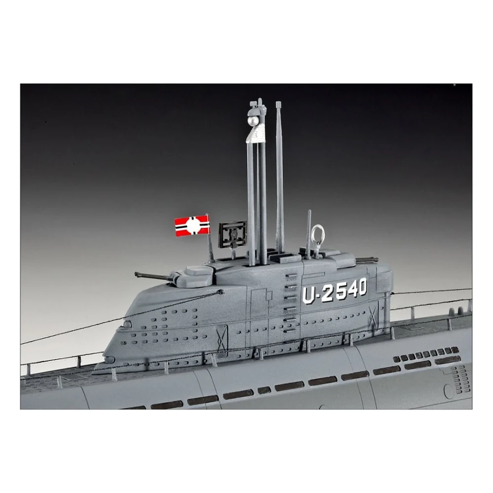 Збірна модель Revell Підводний човен Type XXI з інтер'єром, рівень 4, 1:72 (RVL-05078) — фото 3