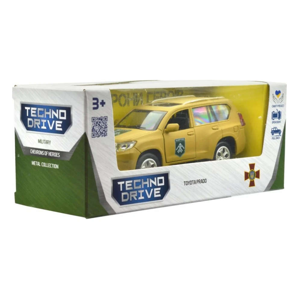 Машина TechnoDrive серії Шеврони Героїв - Toyota Prado - Хартія (KM6188) — фото 7