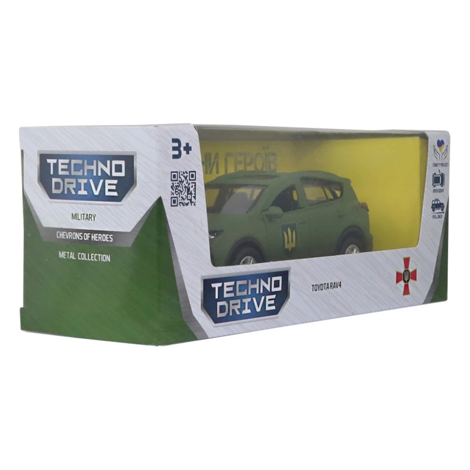 Машина TechnoDrive серії Шеврони Героїв - Toyota RAV4 - Сухопутні війська ЗСУ (KM6198M2) — фото 7