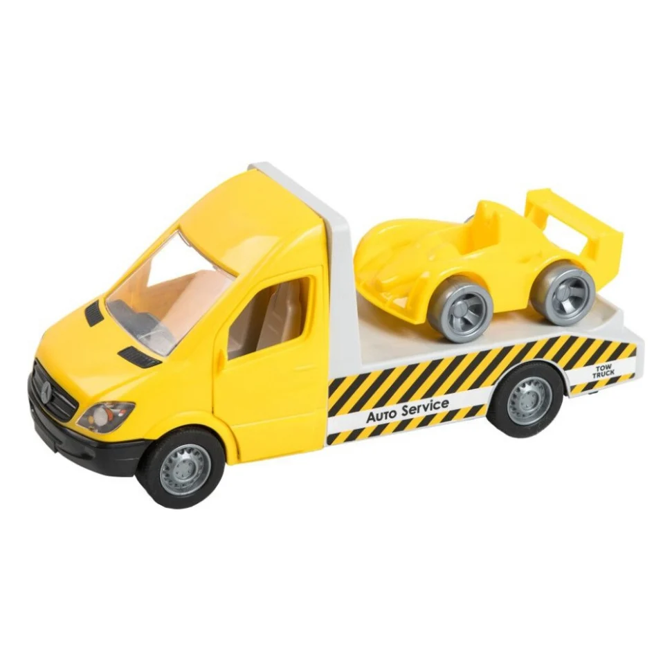 Спецтехніка Tigres Mercedes-Benz Sprinter евакуатор (жовтий) (39663)