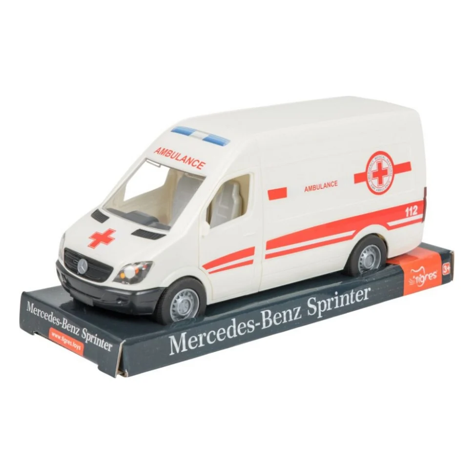 Спецтехніка Tigres Mercedes-Benz Sprinter швидка допомога, на планшетці (39712)