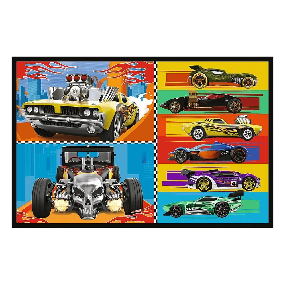 Пазл Trefl Hot Wheels Іграшкові машинки 2x70 (5900511344424) — фото 3