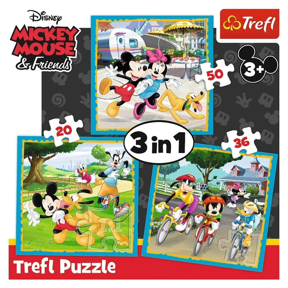Пазл Trefl Mickey&friends Міккі з друзями 3 in1 (5900511348460) — фото 5