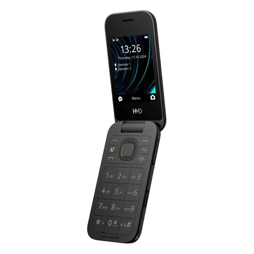 Мобільний телефон HMD 2660 4G Flip DS Black — фото 4