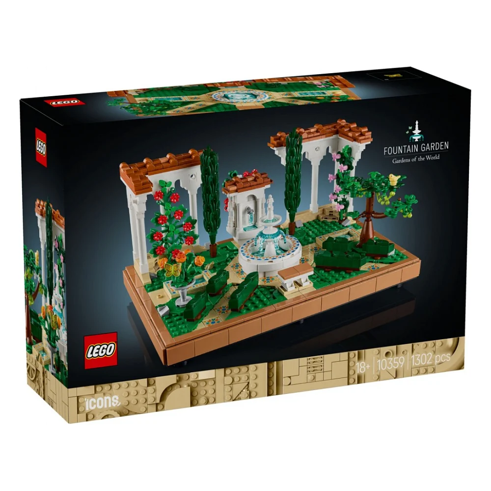 Конструктор LEGO Icons Сад фонтанів (10359)