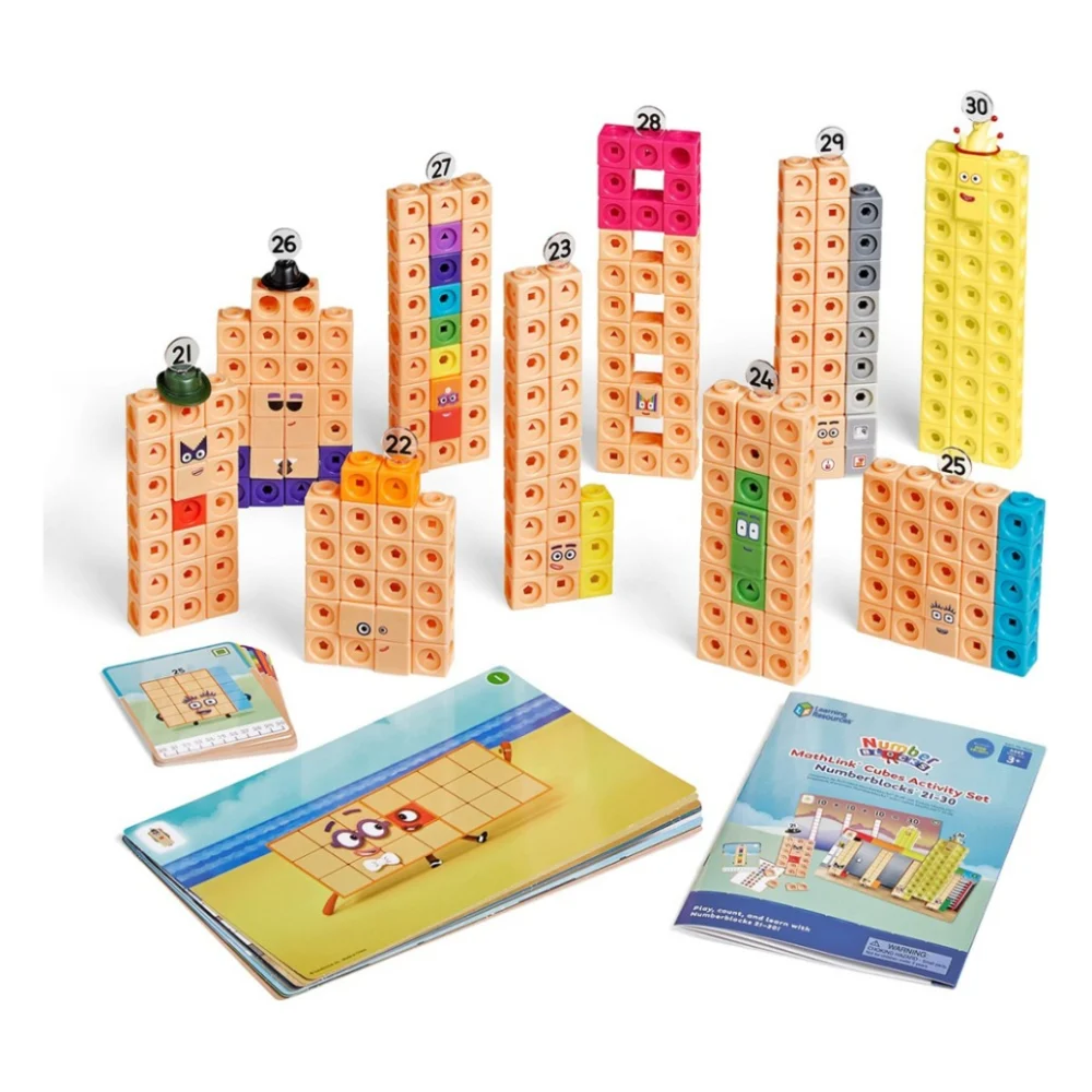 Ігровий набір Learning Resources навчальний серії Numberblocks - Вчимося рахувати 21-30 MathLink (HM96321-UK) — фото 12
