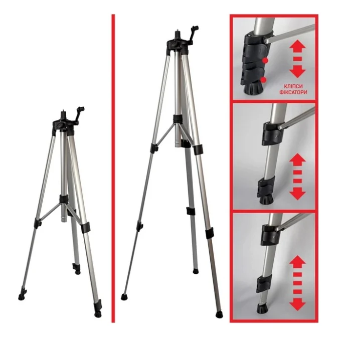 Штатив для нівеліру Stark Tripod-1500, 1,5м (290050014) — фото 3