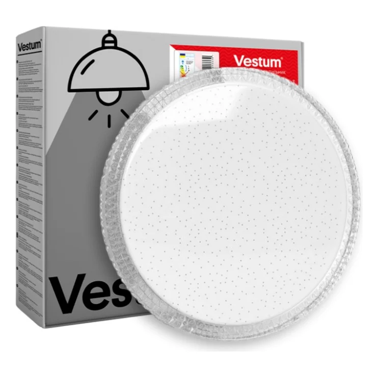 Світильник Vestum CRYSTAL зоряне небо 40W 490*65мм 4000К (VS-90047)