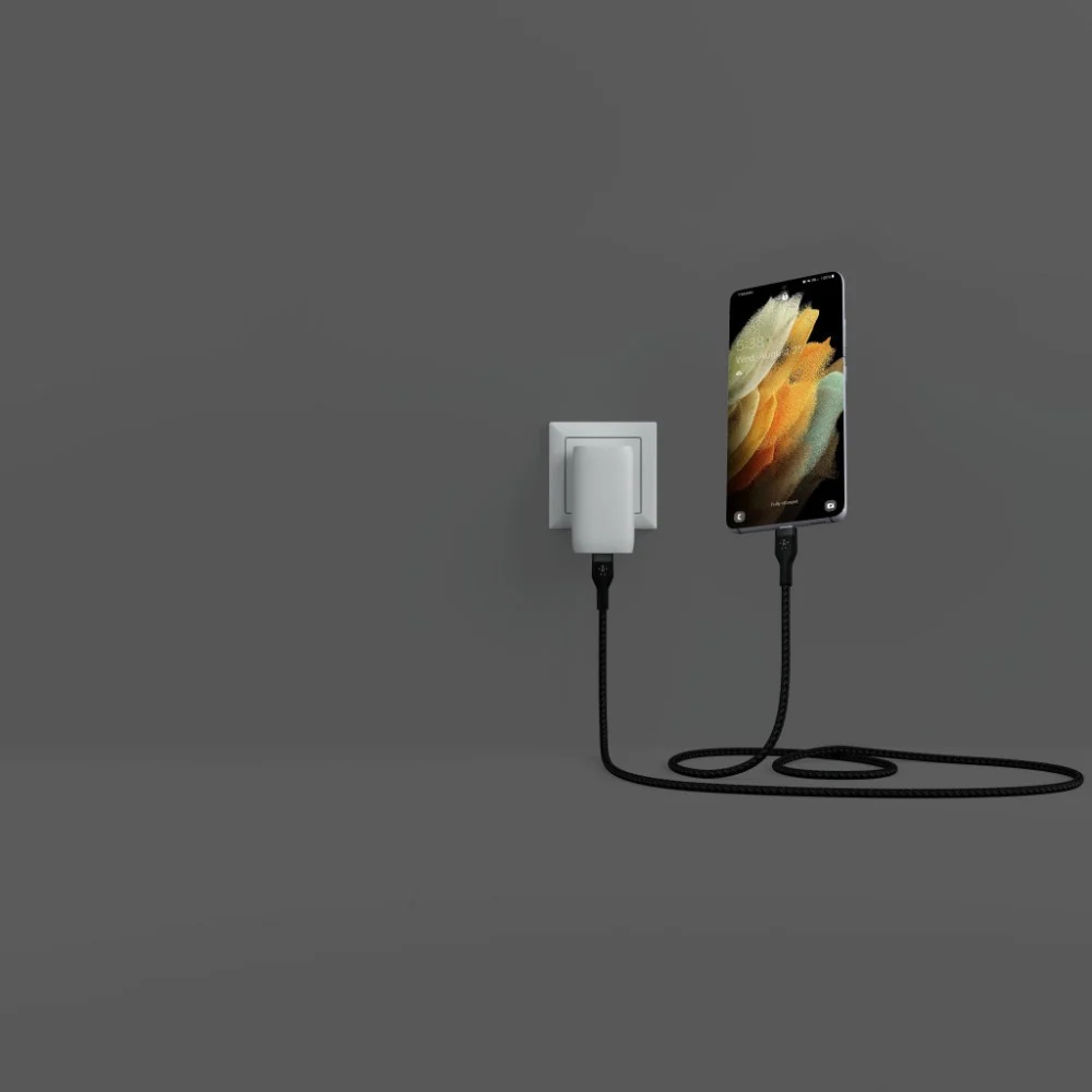 Дата кабель USB-C to USB-C 1.0m Belkin (CAB011BT1MBK) — фото 4