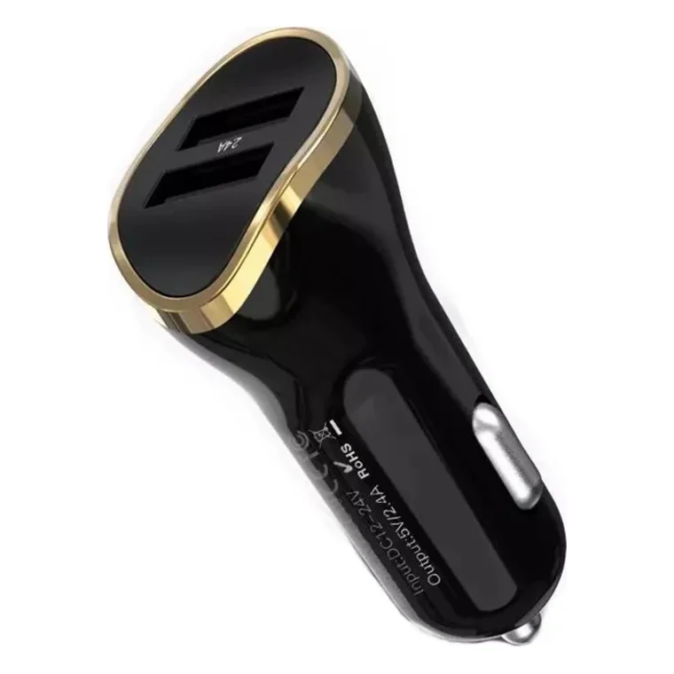 Автомобільний зарядний пристрій XO CC19 2USB 2.4A Black