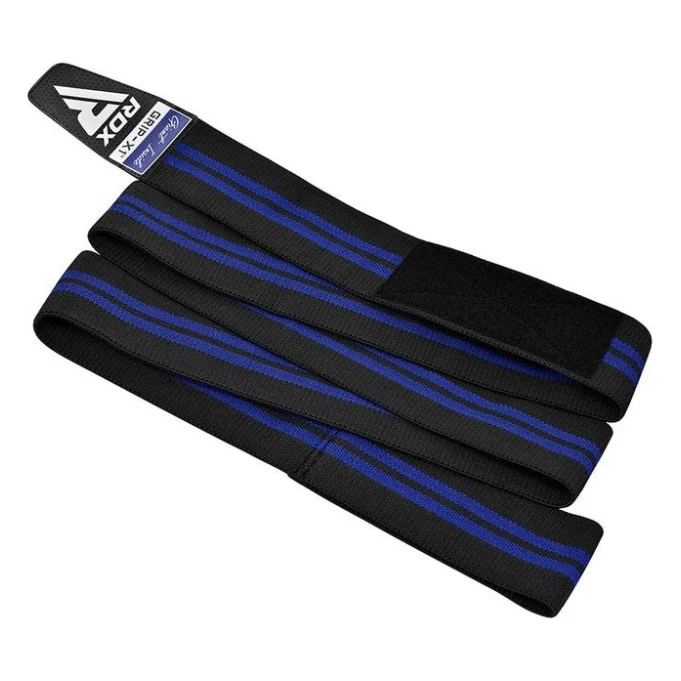 Бинт для спорту RDX Gym Knee Wrap R11 Black/Blue (WAH-KR11BU) — фото 4