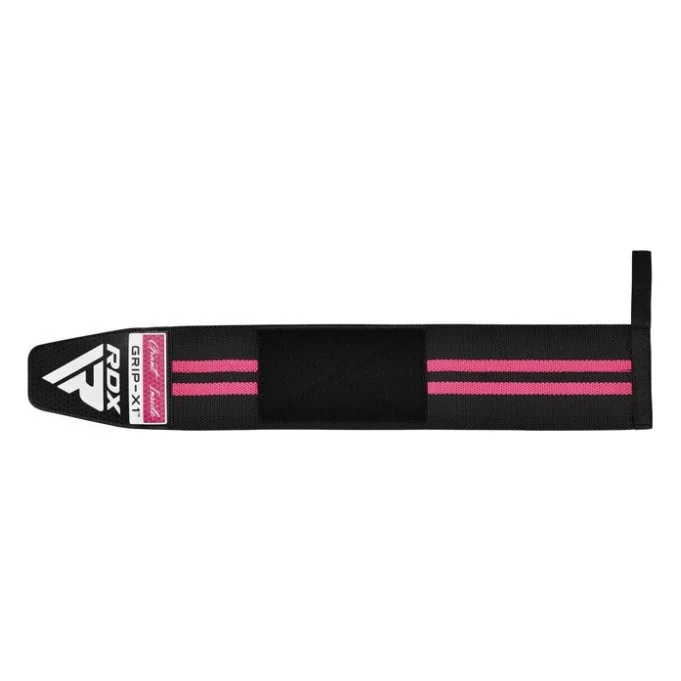 Бинт для спорту RDX Gym Wrist Wrap R11 Black/Pink (WAH-WR11BP) — фото 3