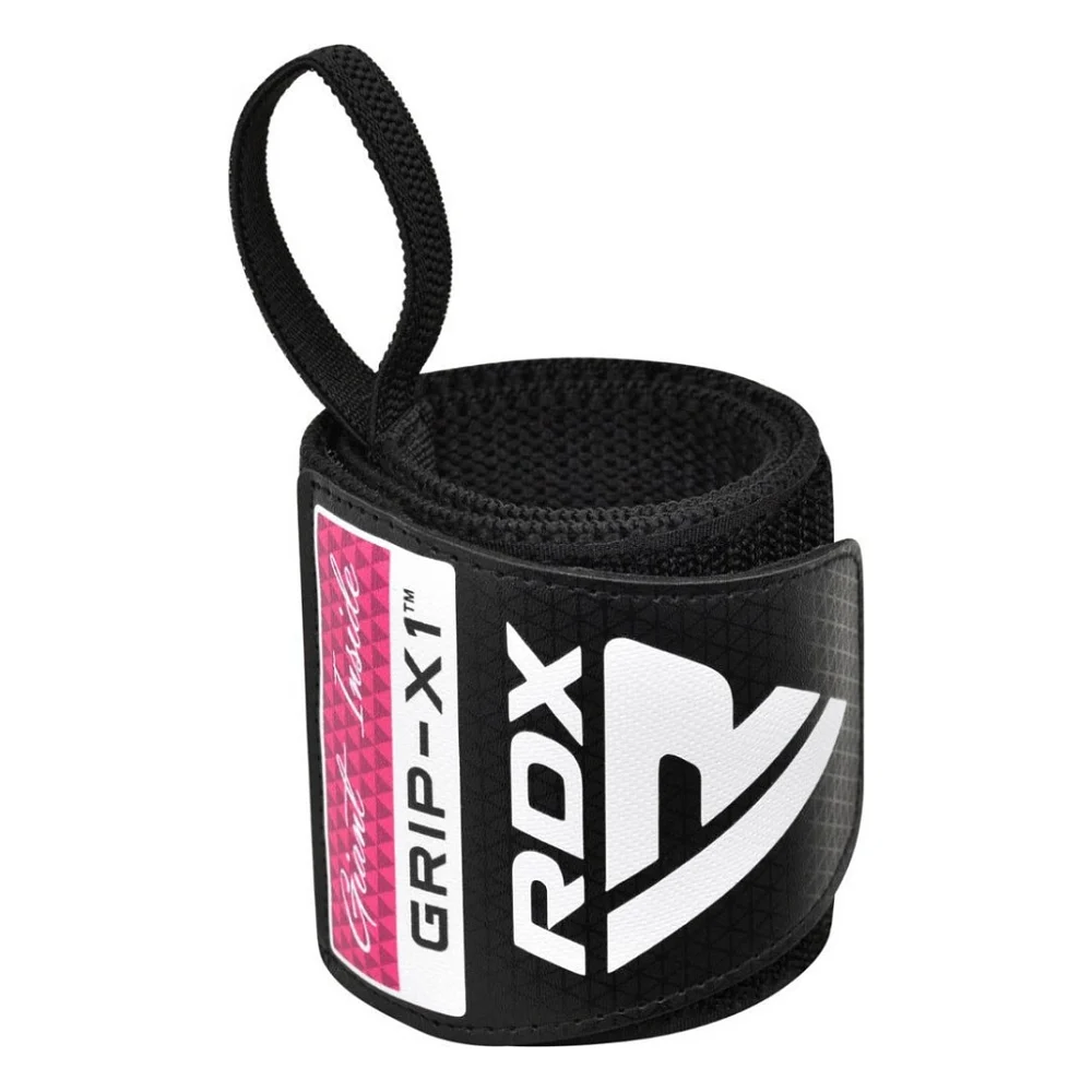 Бинт для спорту RDX Gym Wrist Wrap R11 Black/Pink (WAH-WR11BP) — фото 4