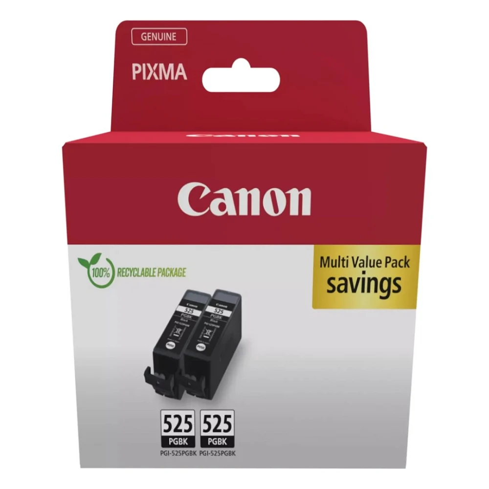 Картридж Canon PGI-525 Pigment Black Twin Pack, 2*19 ml (4529B017)