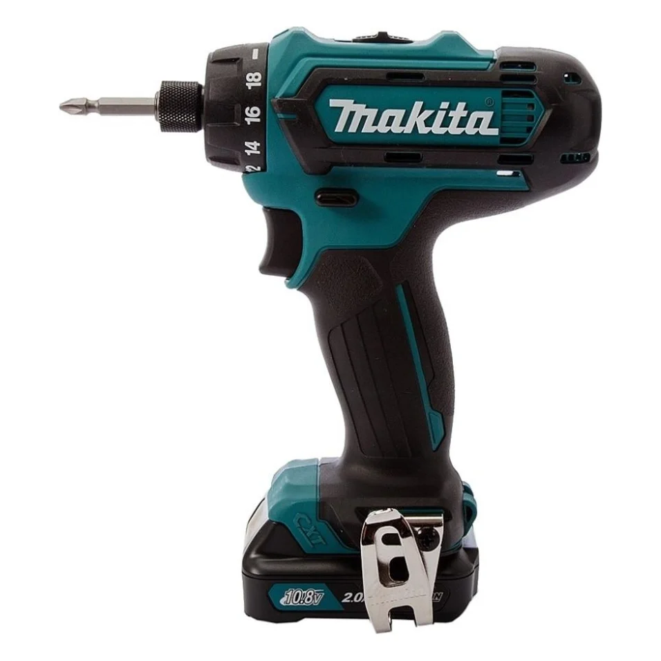 Шуруповерт Makita CXT Slider, 2Аг х 2шт, кейс, 30 / 14Нм (DF031DSAE)
