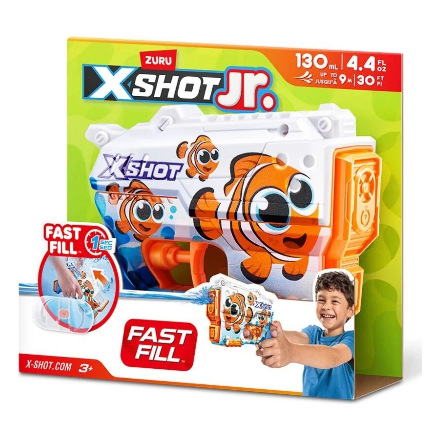 Іграшкова зброя Zuru X-Shot Водний бластер Junior Fast-Fill Рибка (118143A) — фото 3