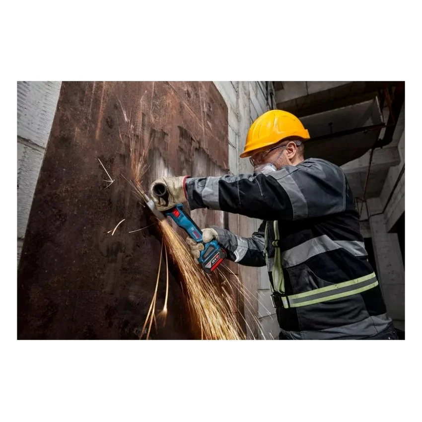 Шліфувальна машина Bosch GWS 18V-11S 125мм, 18В, 1x5Ah, 0-9000об/хв, 1.7кг, кейс (0.601.9N4.003) — фото 8