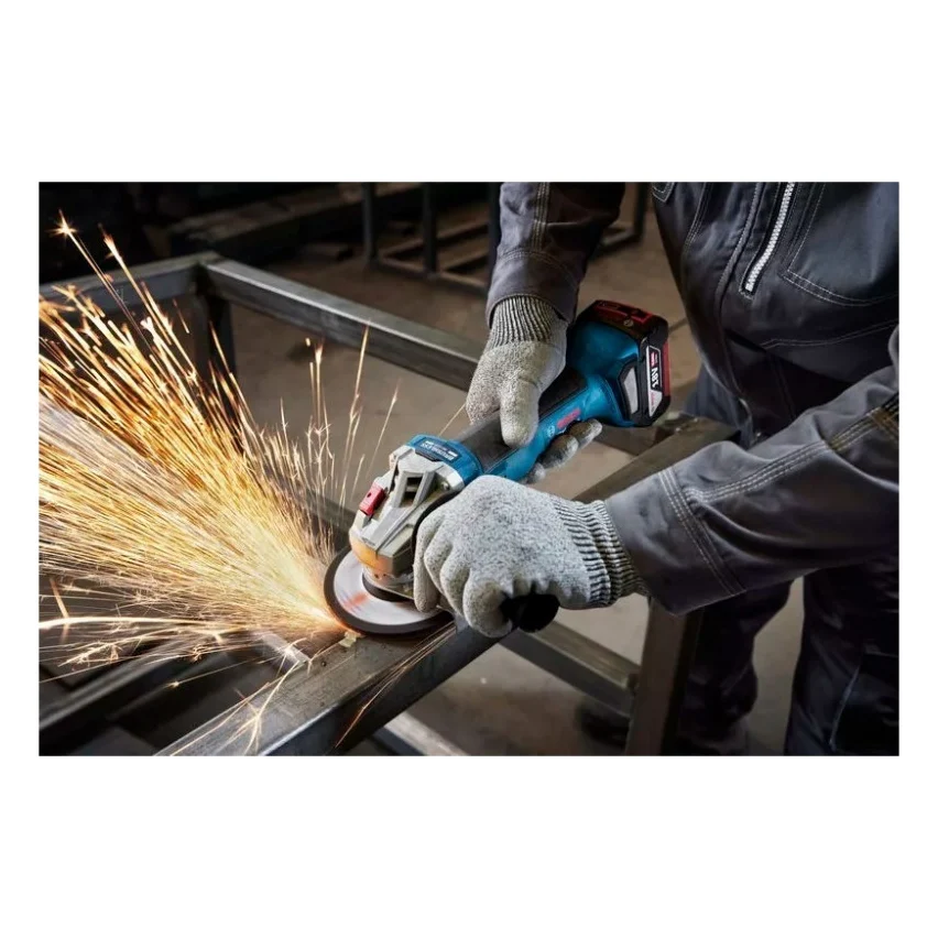 Шліфувальна машина Bosch GWS 18V-8 125мм, 18В, 1x4Ah, 0-11000об/хв, 1.6кг, кейс (0.601.9N9.021) — фото 5