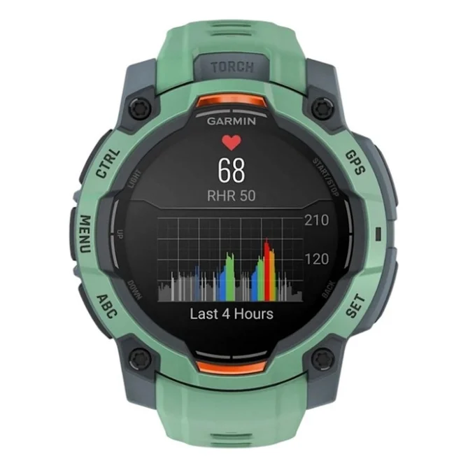 Смарт-годинник Garmin Instinct 3, 45mm, AMOLED, Neo Tropic Bezel w/Neo Tropic Bnd, GPS смарт-годинник (010-02936-01) — фото 9