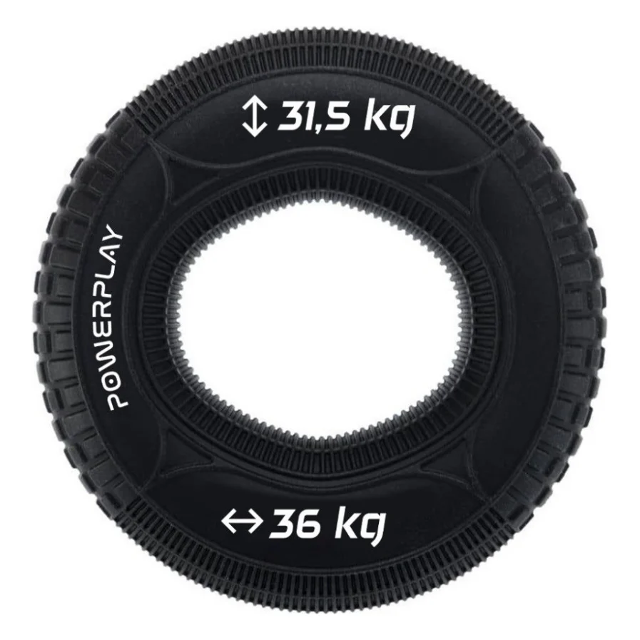 Еспандер PowerPlay PP-4330 Hand Grip Loops Hard 31.5-36 кг Чорний (PP_4330_Black_(31.5-36kg))