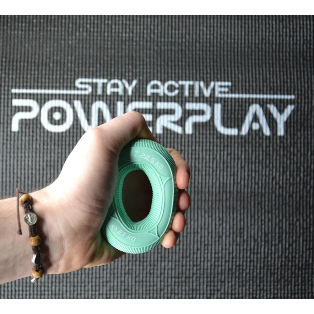 Еспандер PowerPlay PP-4330 Hand Grip Loops Large 22.5-27 кг М'ятний (PP_4330_Mint_(22.5-27kg)) — фото 6