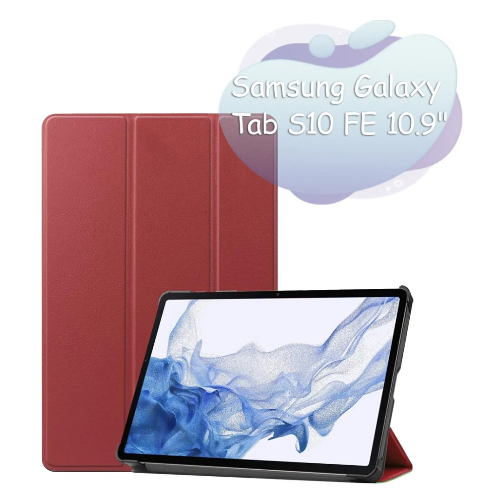Чохол до планшета BeCover Smart Case Samsung Galaxy Tab S10 FE (SM-X520/SM-X526) 10.9" Red Wine (713281)