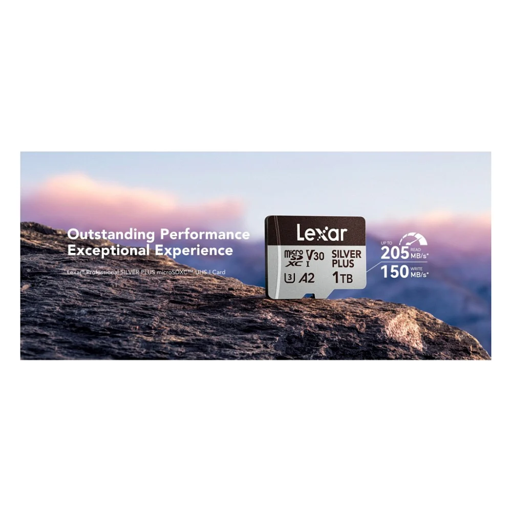 Карта пам'яті Lexar 1TB microSDXC class 10 UHS-I U3 V30 A2 Professional Silver (LMSSIPL001T-BNANG) — фото 4