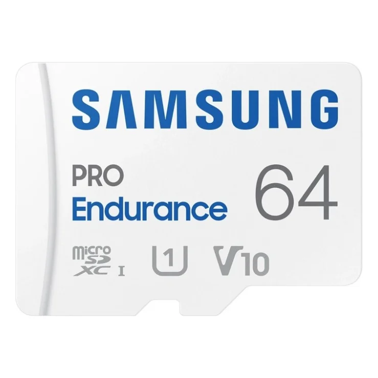 Карта пам'яті Samsung 64GB microSDXC class 10 UHS-I U1 V10 Pro Endurance (MB-MJ64KA/EU)