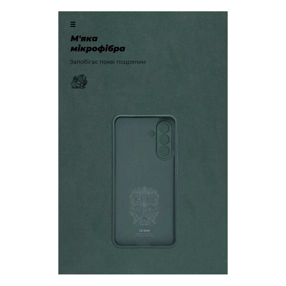 Чохол до мобільного телефона Armorstandart ICON Samsung A26 5G Camera cover Dark Green (ARM82184) — фото 4