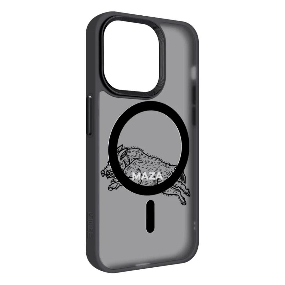 Чохол до мобільного телефона Armorstandart Uniq Magsafe Apple iPhone 14 Pro Maza Boar 1 Black (ARM76320)