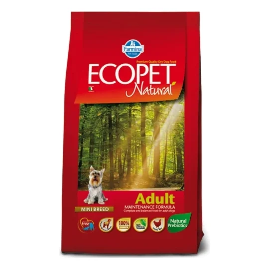 Сухий корм для собак Farmina ECOPET NATURAL ADULT MINI з куркою, 2.5 кг (181238)