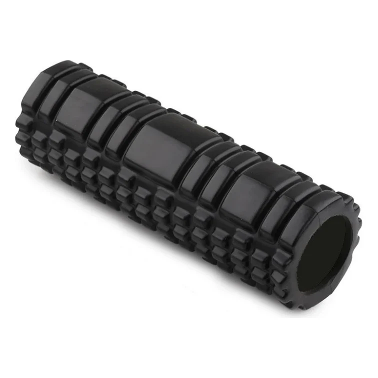 Масажний ролик PowerPlay 4342 Massage Roller 30x10см Чорний (PP_4342_Black) — фото 2