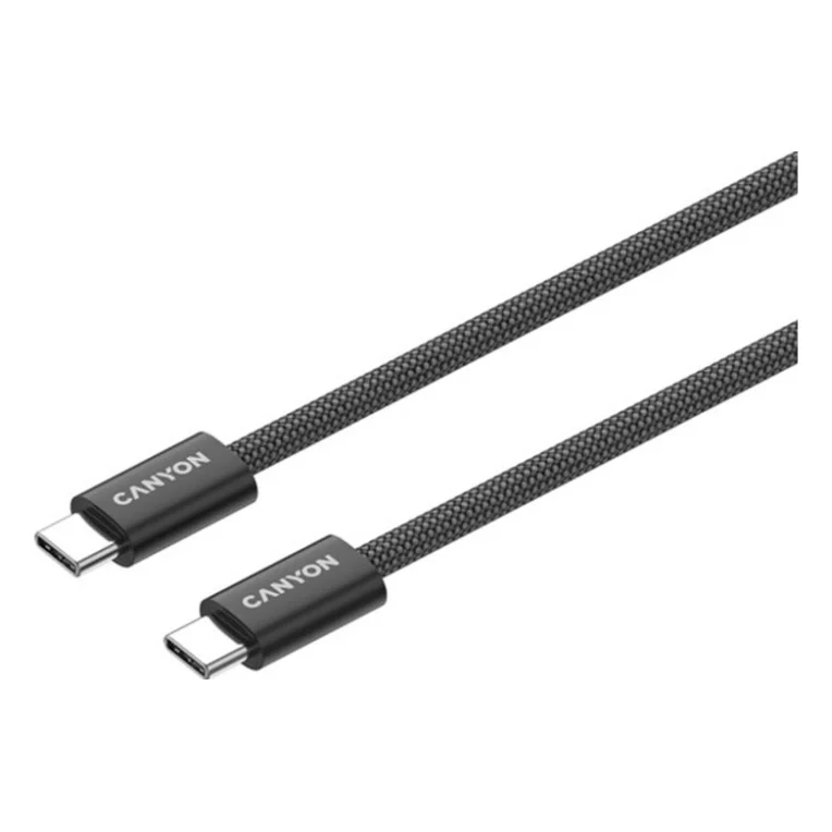 Дата кабель USB-C to USB-C 1.0m 60W Magnet Braided Black Canyon (CND-CCMG60AB15B) — фото 5