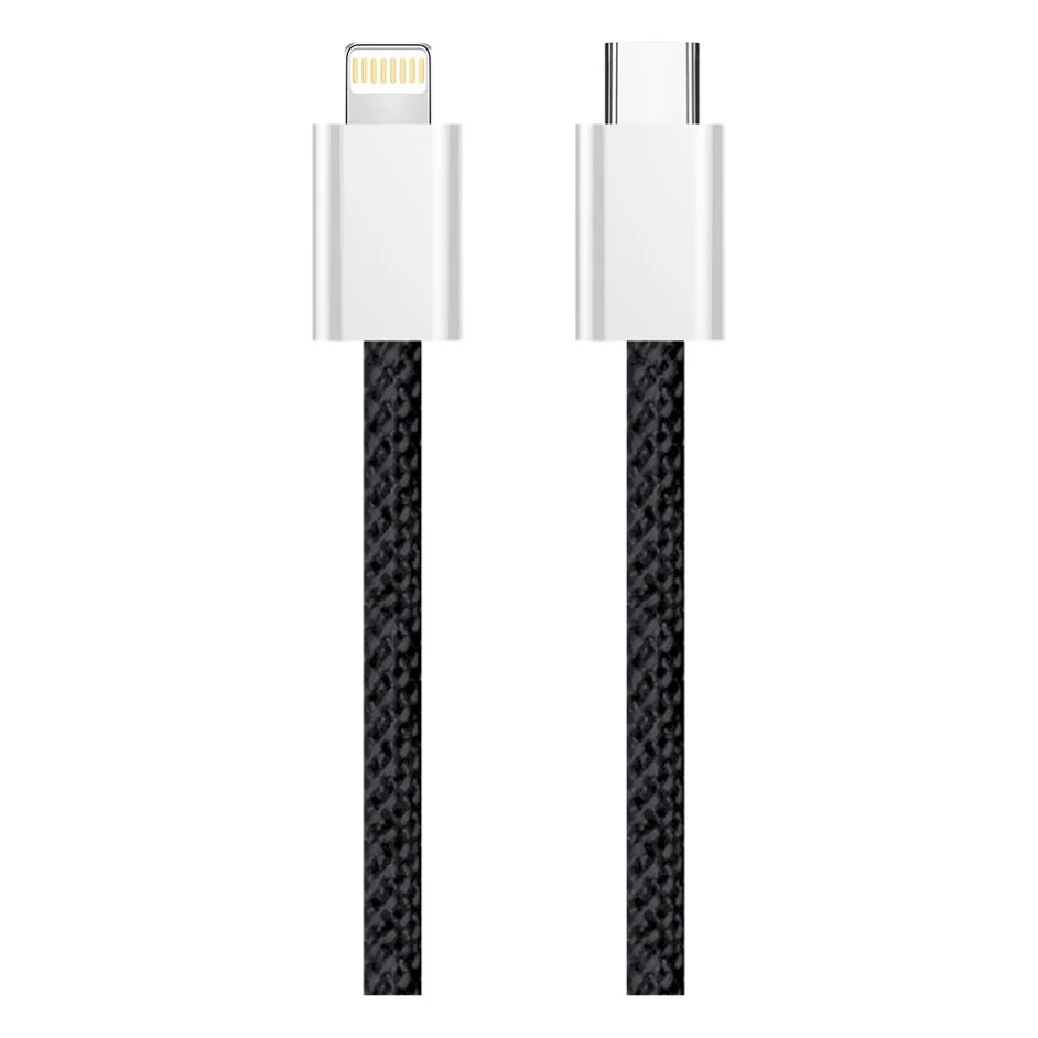Дата кабель USB-C to Lightning 2.0m (PDF Fast Charging 27W) black ColorWay (CW-CBPDCL068-BK) — фото 7