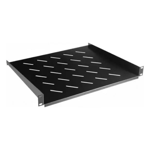 Полка 19" Hypernet 1U глуб. 400мм, колір чорний (CS-400-1U-BLACK)